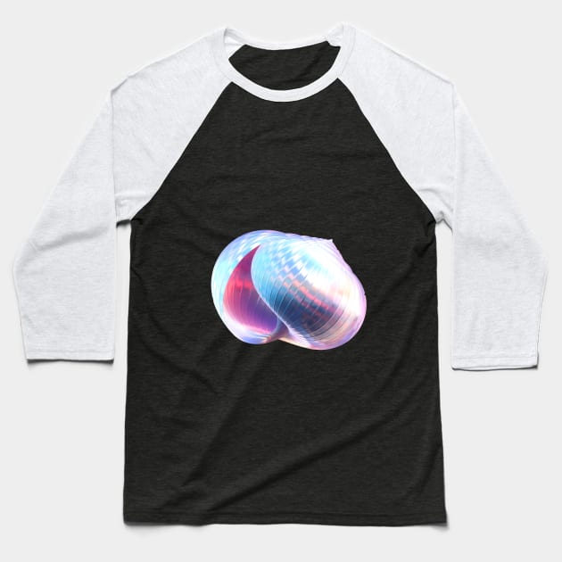 Vibrant Shell Baseball T-Shirt by Lynn